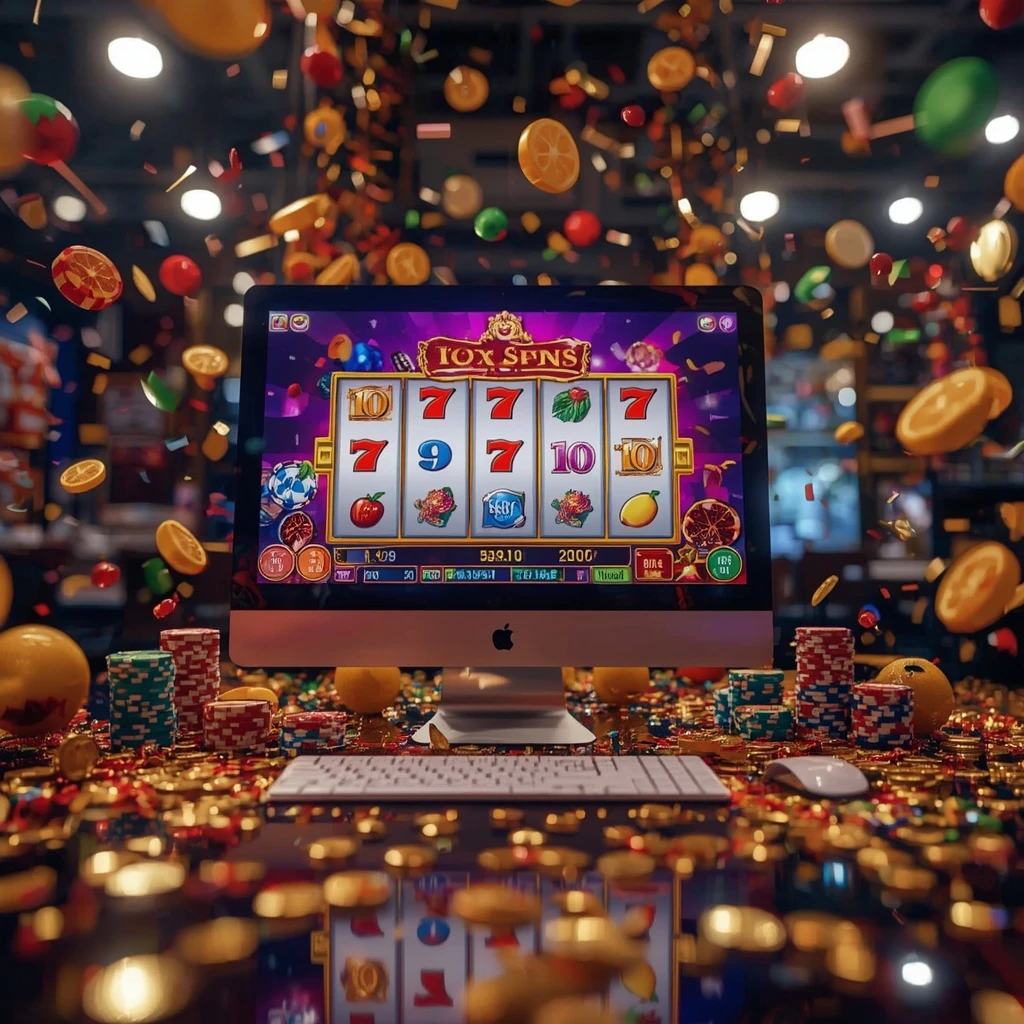 slot machine sullo schermo WIN CASINO