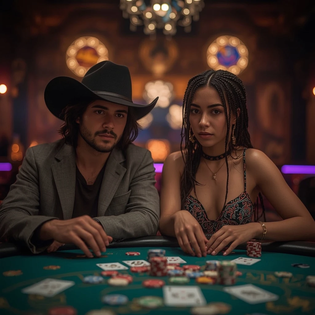 foto di due giocatori di poker Win Casino